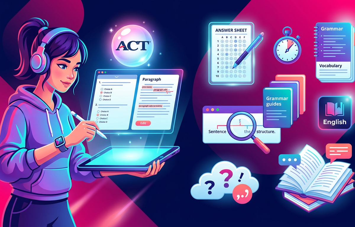 ACT Mixed English Practice Questions with Answers