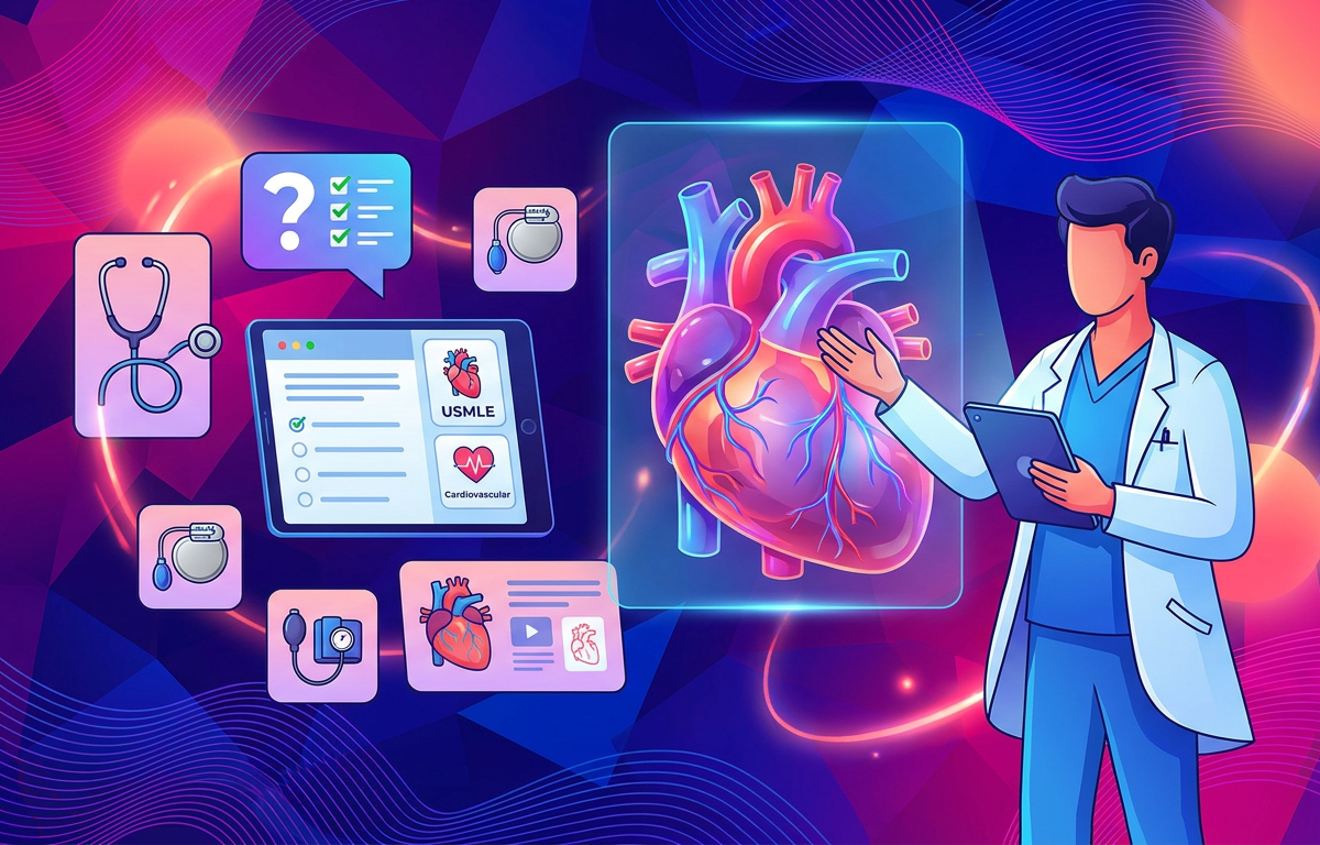 Easy USMLE Cardiovascular Anatomy Practice Questions