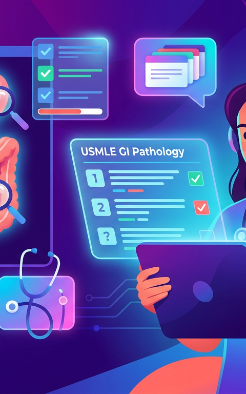 Easy USMLE GI Pathology Practice Questions