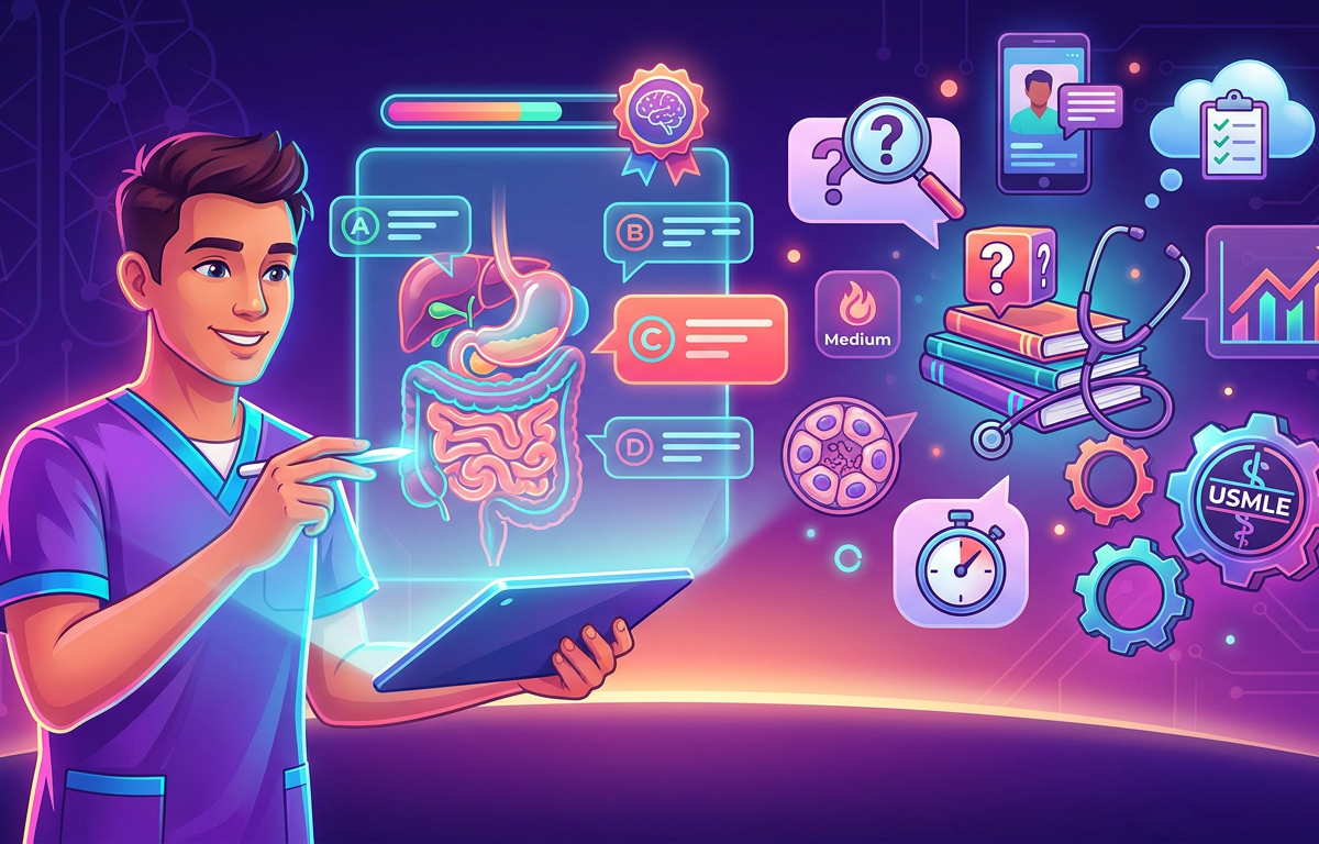 Medium USMLE Gastrointestinal Anatomy Practice Questions