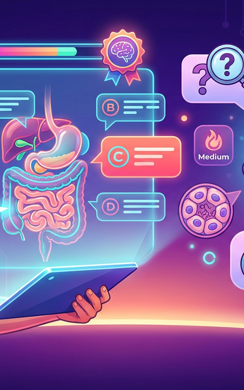 Medium USMLE Gastrointestinal Anatomy Practice Questions