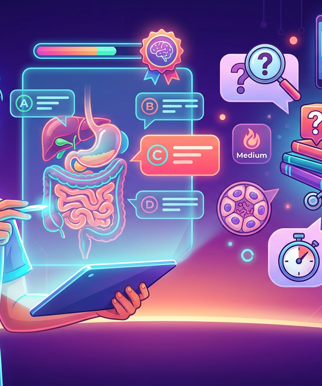 Medium USMLE Gastrointestinal Anatomy Practice Questions