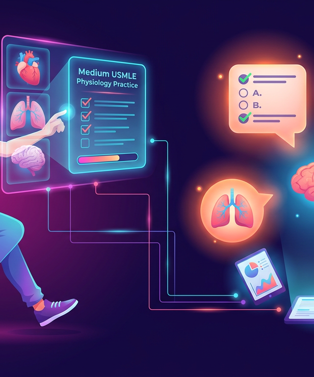 Medium USMLE Physiology Practice Questions