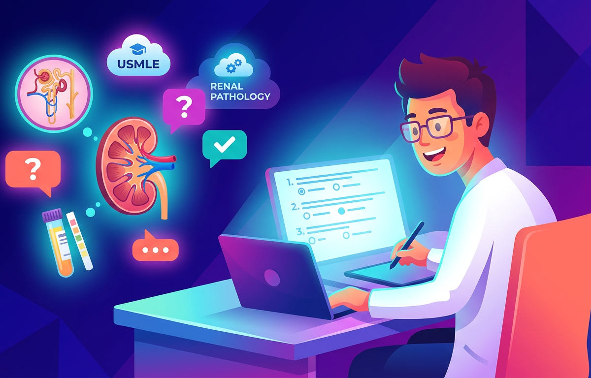 Medium USMLE Renal Pathology Practice Questions