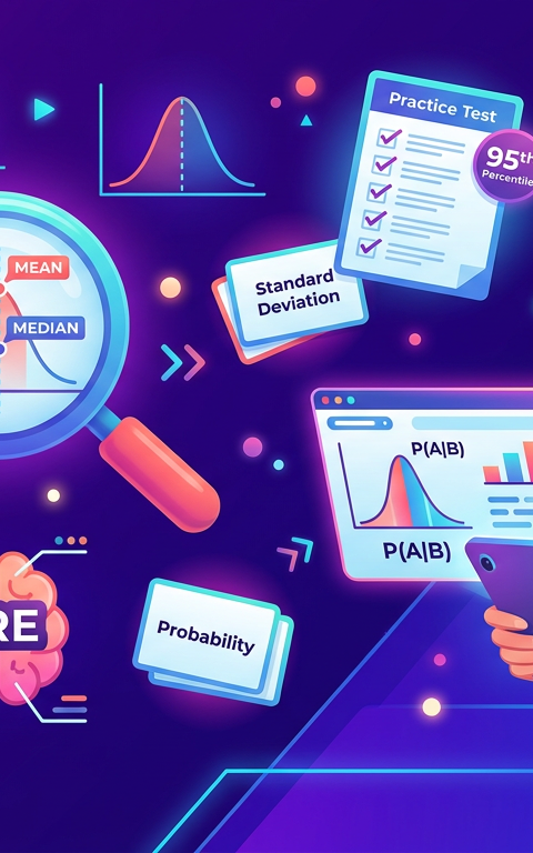 GRE Statistics Practice Test Practice Questions with Answers