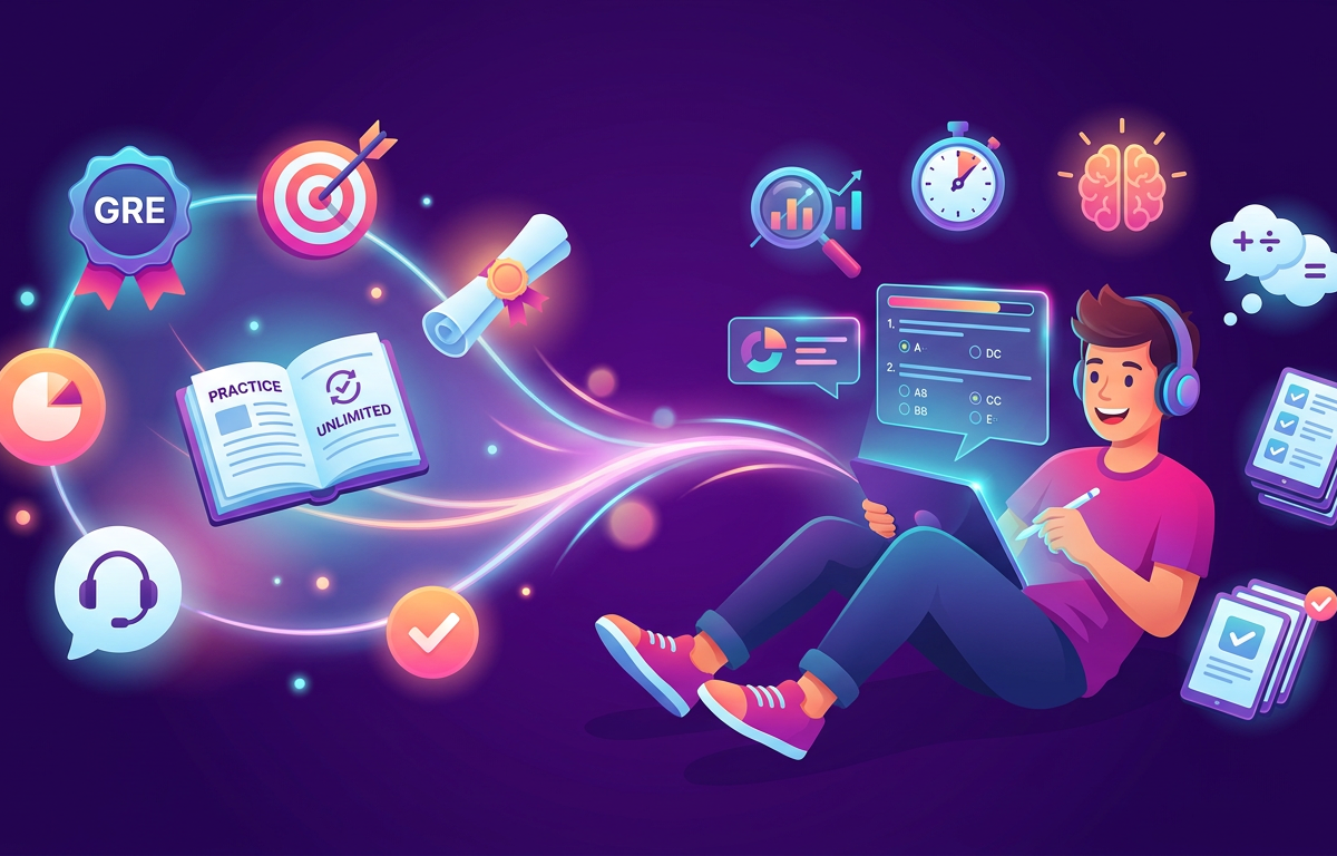 Easy Unlimited GRE Practice Questions Practice Questions