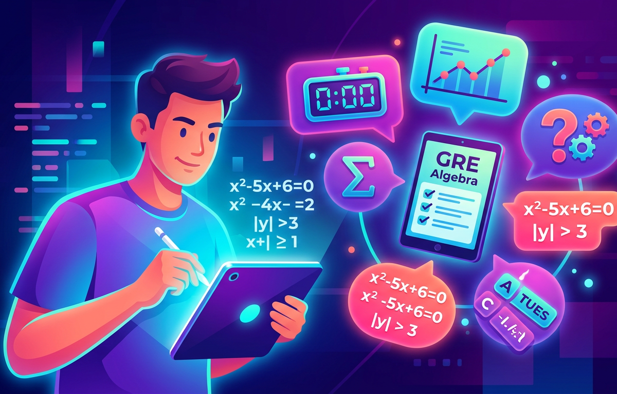 Hard GRE Algebra Practice Test Practice Questions