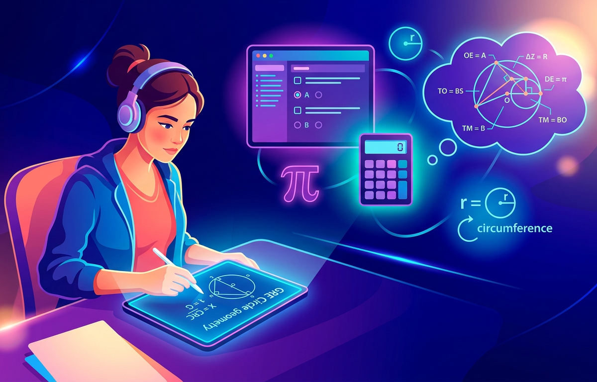 Hard GRE Circle Questions Practice Questions
