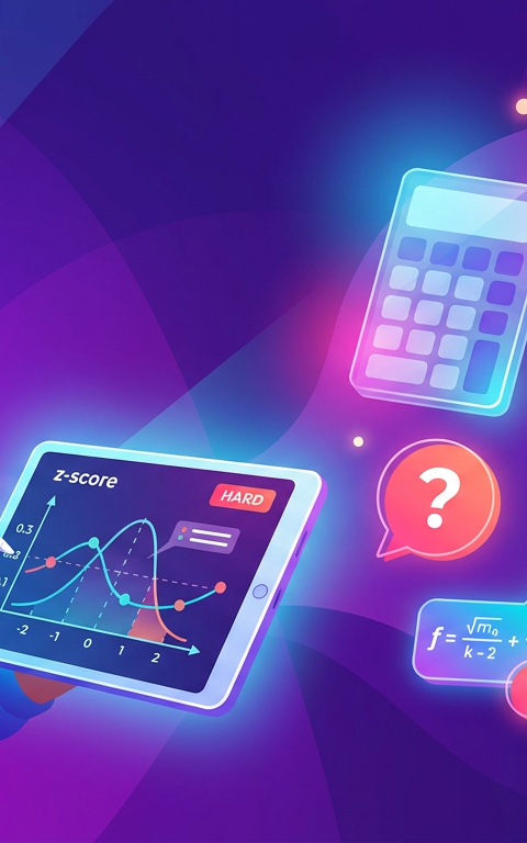 Hard GRE Z-Score Questions Practice Questions
