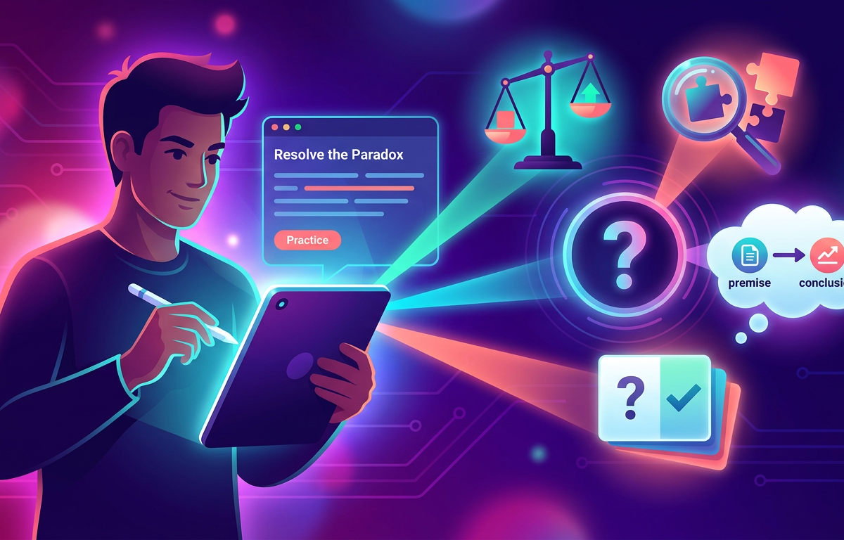 Easy LSAT Resolve the Paradox Questions Practice Questions